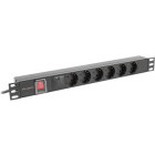 Accesoriu UPS Lanberg PDU PDU-06F-0200-IEC-BK 6x SCHUKO, 2m, Black