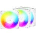 Ventilator ARCTIC AC P12 Pro Reverse 120mm ARGB White Three Fan Pack
