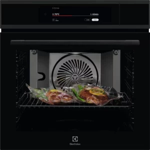 Electrolux EOA9S3SH, Electric, 70 L, Autocuratare hidrolitica, SteamPro, CookSmart, Assisted Cooking, AI TasteAssist, My Electrolux Kitchen, Grill, Clasa A++, Negru
