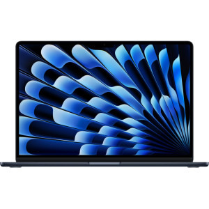 Laptop Apple 15.3 MacBook Air 15 with Liquid Retina, Apple M4 chip (10-core CPU), 16GB, 512GB SSD, Apple M4 10-core GPU, macOS, Midnight, INT keyboard, 2025