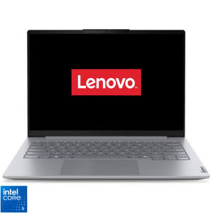 Laptop Lenovo 14 ThinkBook 14 G8 IRL, WUXGA IPS, Procesor Intel® Core™ 5 210H (12M Cache, up to 4.80 GHz), 8GB DDR5, 512GB SSD, Intel Graphics, No OS, Arctic Grey
