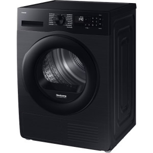 Samsung DV90DG52A0ABLE, Pompa de caldura 9 kg, Clasa C, Digital Inverter, Hygiene Care, OptimalDry, SmartThings, Iluminare interioara, Negru