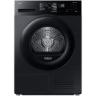 Uscator de rufe Samsung DV90DG52A0ABLE, Pompa de caldura 9 kg, Clasa C, Digital Inverter, Hygiene Care, OptimalDry, SmartThings, Iluminare interioara, Negru