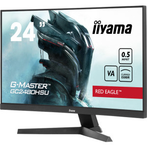 IIyama Gaming Red Eagle G-MASTER GC2480HSU-B1 Curbat 23.6 inch FHD VA 0.5 ms 180 Hz HDR FreeSync