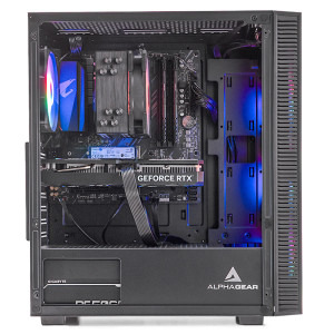 Gaming ZMEU Comic Con Edition, AMD Ryzen 5 5600 3.5GHz, 32GB DDR4, 1TB SSD, RTX 4060 8GB GDDR6, Iluminare RGB