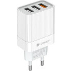 Incarcator retea Lamtech LAM021004, 3x USB, Quick Charge 3.0, White