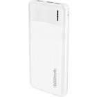 Baterie externa Lamtech LAM112105, 10000 mAh, 2x USB, 1x USB-C, 1x MicroUSB, White