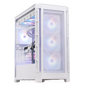 Gaming GREUCEANU Epic Alb, AMD Ryzen 9 9900X3D 4.4GHz, 32GB DDR5, 2TB SSD, RX 9070 XT 16GB DDR6, Iluminare RGB