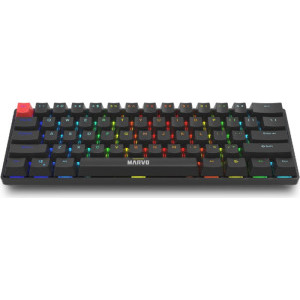 Marvo KG933G RGB Red Switch Mecanica Black