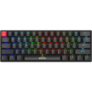 Marvo KG933G RGB Red Switch Mecanica Black
