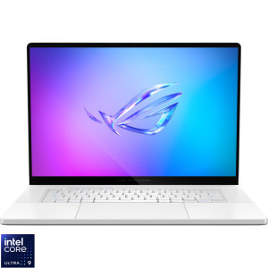 ASUS Gaming 16'' ROG Zephyrus G16 OLED GU605CW, 2.5K 240Hz G-Sync, Procesor Intel® Core™ Ultra 9 285H (24M Cache, up to 5.40 GHz), 64GB LPDDR5X, 2TB SSD, GeForce RTX 5080 16GB, No OS, Platinum White