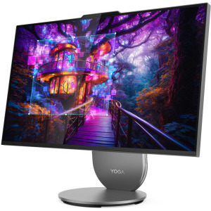 All-In-One PC Lenovo Yoga AIO 27IAH10, 27 inch QHD IPS Touchscreen, Intel® Core™ Ultra 7 255H 5.1GHz Arrow Lake, 16GB RAM, 1TB SSD, Arc 140T, Camera Web, no OS
