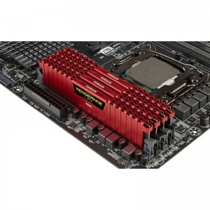 Corsair Vengeance LPX Red 16GB DDR4 2800MHz CL16 Quad Channel Kit