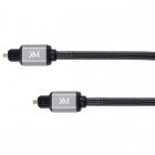 Cablu audio Kruger&Matz S/PDIF Optic Male - S/PDIF Optic Male, 2m, negru