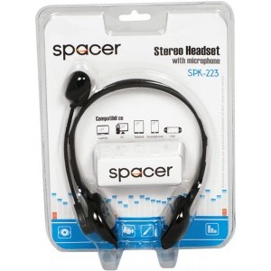 Spacer Office/Call Center, Over-Head SPK-223 Black