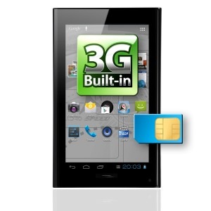 Allview Alldro Speed 3G, 7 inch MultiTouch, Cortex A8 1.2GHz, 1GB RAM, 4GB flash, Wi-Fi, Bluetooth, 3G, Android 4.0, Black