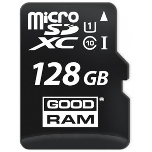GOODRAM Micro SDXC, 128GB, Clasa 10, UHS-I, U1 + Adaptor
