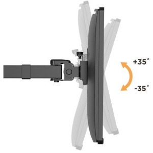 Blackmount LDT33-C048, 17 - 32 inch, negru, suport 2 sau 4 monitoare