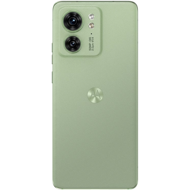 Smartphone Motorola Edge 40, OLED 144Hz, 256GB, 8GB RAM, Dual SIM, 5G, Tri-Camera, Leather Nebula Green