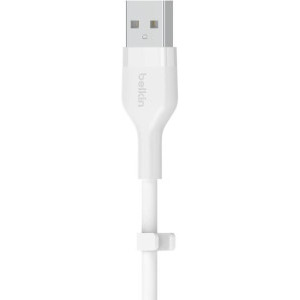 Belkin BoostCharge Flex, USB Male la Lightning Male, MFi, 3 m, White