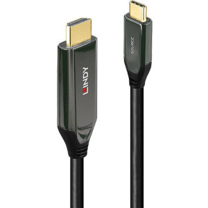 Cablu video LINDY USB Tip-C Male - HDMI Male, 3m, negru