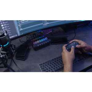 streamplify HUB CTRL, 7 porturi, iluminare RGB