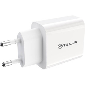 Tellur 1x USB, 18W, alb, tehnologia Quick Charge 3.0