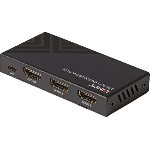 LINDY Switch HDMI 8K 60Hz, 2x HDMI In, 1x HDMI Out, negru