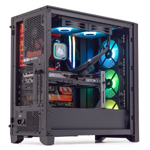 Gaming GREUCEANU Live Stream powered by Corsair, AMD Ryzen 9 7900 3.7GHz, 32GB DDR5, 2TB SSD, RTX 4070 SUPER 12GB GDDR6X, Iluminare RGB, Windows 11 Home preinstalat (Game Ready)