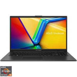 Laptop ASUS 15.6 Vivobook Go 15 E1504FA, FHD, Procesor AMD Ryzen™ 5 7520U (4M Cache, up to 4.3 GHz), 8GB LPDDR5, 512GB SSD, AMD Radeon 610M, No OS, Mixed Black
