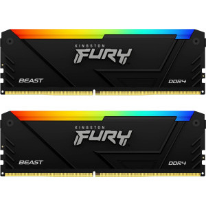 Memorie Kingston FURY Beast RGB 32GB DDR4 3200MHz CL16 Dual