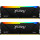Memorie Kingston FURY Beast RGB 32GB DDR4 3600MHz CL18 Dual Channel Kit