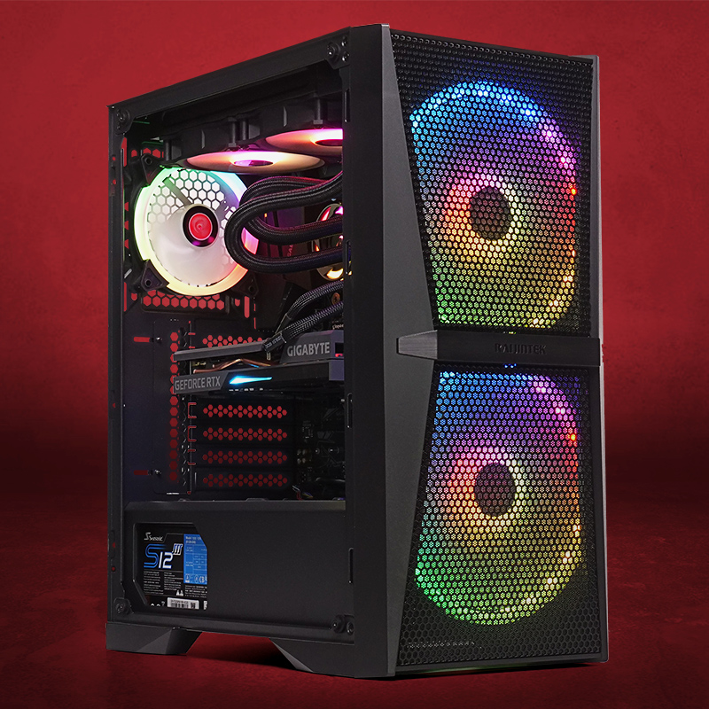 PC Gaming Dragon, AMD Ryzen 5 5600X 3.7GHz, 16GB DDR4, 1TB SSD, RTX 3060 12GB GDDR6, Iluminare RGB