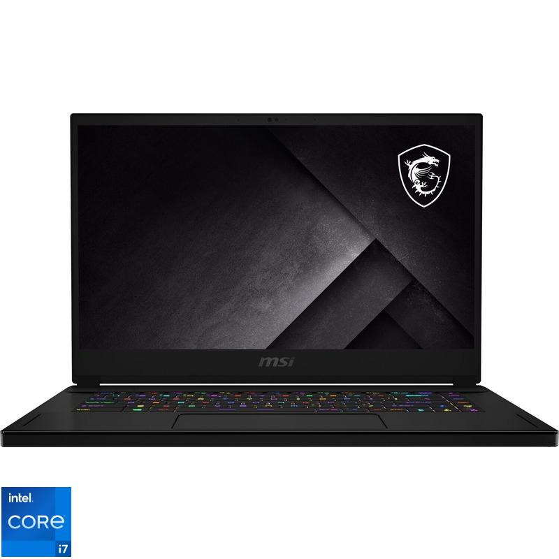 Laptop MSI Gaming 15.6'' GS66 Stealth 11UH, QHD 240Hz, Procesor Intel® Core™ i7-11800H (24M Cache, up to 4.60 GHz), 32GB DDR4, 1TB SSD, GeForce RTX 3080 8GB, No OS, Core Black