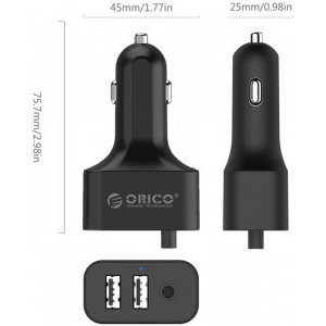 Orico UCP-5P PRO, 5x USB, 52W, Black, tehnologia Quick Charge 3.0