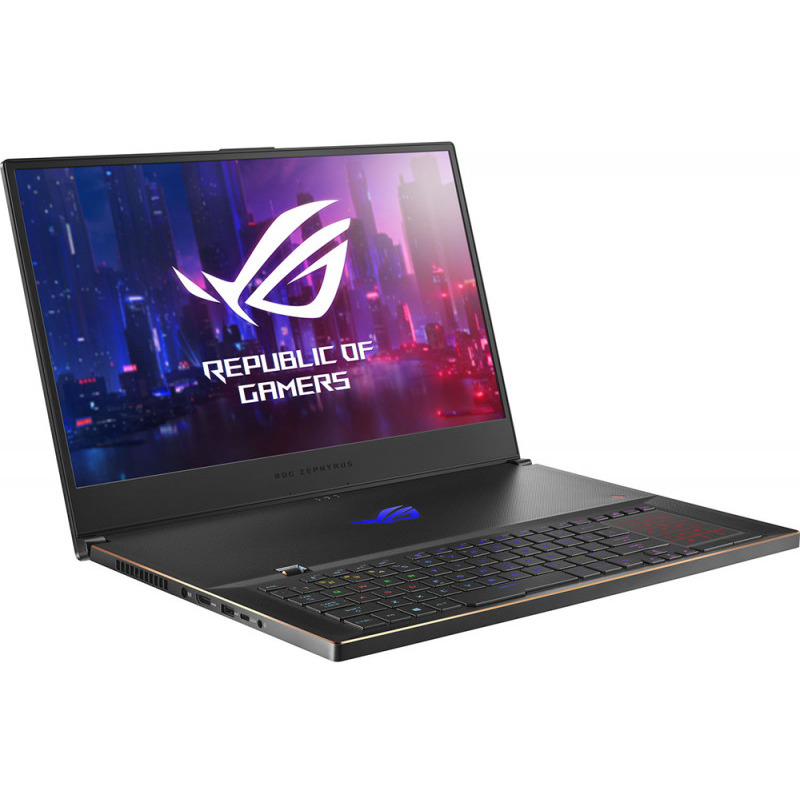 Notebook / Laptop ASUS Gaming 17.3'' ROG Zephyrus S GX701GWR, FHD 144Hz 3ms G-Sync, Procesor Intel® Core™ i7-9750H (12M Cache, up to 4.50 GHz), 16GB DDR4, 1TB SSD, GeForce RTX 2070 8GB, Win 10 Home, Black