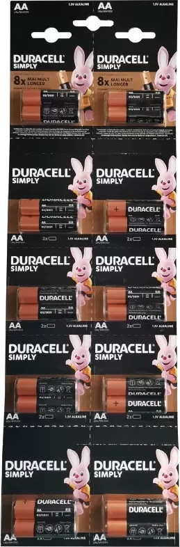 Baterie Duracell Basic AA R6 20buc