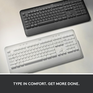 Logitech Signature K650, Wireless/Bluetooth, US INT, Graphite