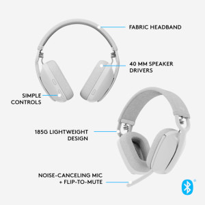 Logitech Office/Call Center, Zone Vibe 100 Off-white