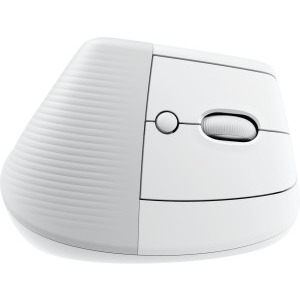 Logitech Lift for Mac, Vertical Ergonomic, Bluetooth, White