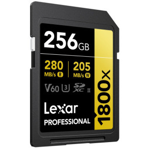 Lexar SDXC Pro Gold 1800x UHS-II 256GB