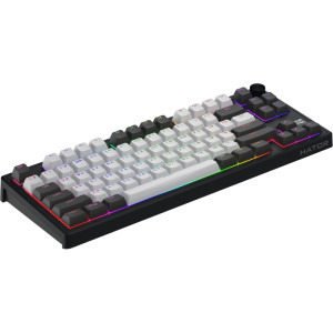 HATOR Skyfall 80 Pro TKL RGB Black/White Aurum Vanila Silent Linear Switch Mecanica