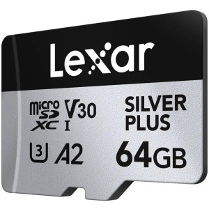 Lexar microSDXC Professional Silver Plus UHS-I 64GB