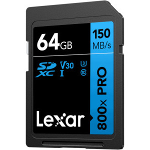 Card memorie Lexar SDXC 800x Pro UHS-I 64GB