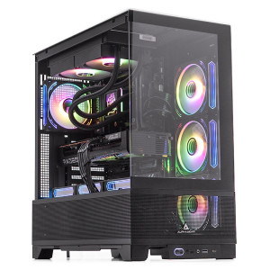 PC Gaming DRAGON Legendar ElitePlus, AMD Ryzen 5 7500X3D 4.0GHz, 32GB DDR5, 2TB SSD, RX 9070 XT 16GB GDDR6, Iluminare RGB