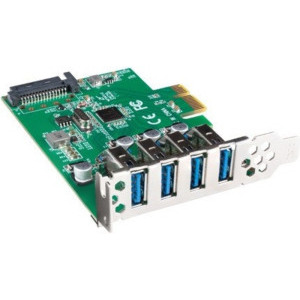 Lanberg 1x PCI-E Male - 4x USB 3.1 Gen 1 Female + Suport cu profil redus