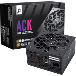 1st PLAYER HA-850BA2, 80+ Gold, 850W, Black