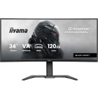 Monitor LED IIyama Gaming Black Hawk G-MASTER GCB3482WQSU-B1 Curbat 34 inch UWQHD VA 0.6 ms 120 Hz HDR FreeSync Premium