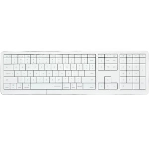 Tastatura CLEVETURA CLVX 1, Touchpad integrat, RGB, Mac, White