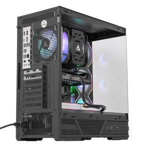 Gaming BALAUR Legendar Prime Plus, AMD Ryzen 5 9600X 3.9GHz, 32GB DDR5, 1TB SSD, RX 9060 XT 16GB GDDR6, Iluminare RGB